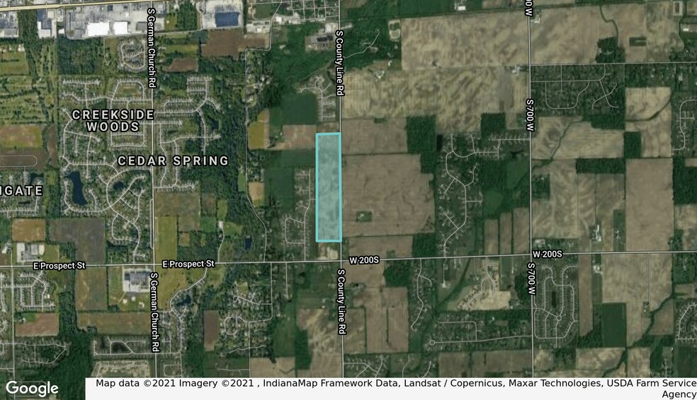 1000 S CARROLL Rd, Indianapolis, IN à vendre - Photo de l’immeuble – Image 2 sur 2