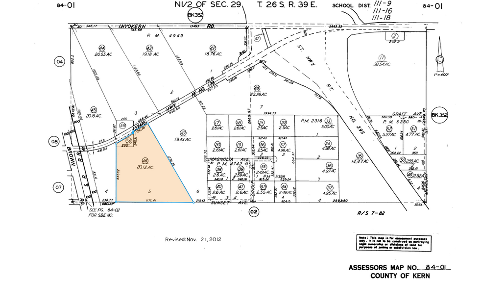6259 Hwy 178, Inyokern, CA à vendre - Plan cadastral – Image 2 sur 32