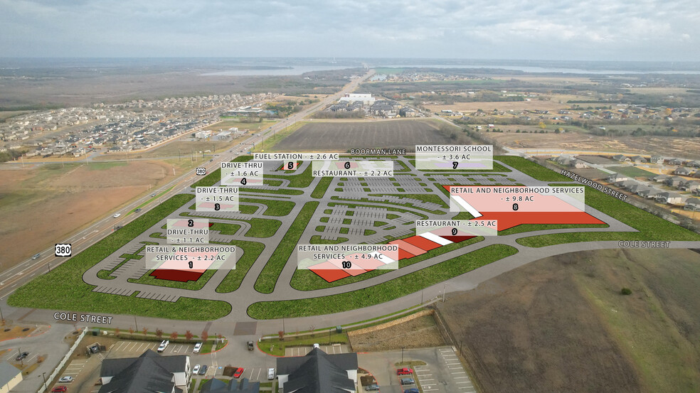 US Highway 380 & Boorman ln, Princeton, TX à vendre - Plan de site – Image 3 sur 5