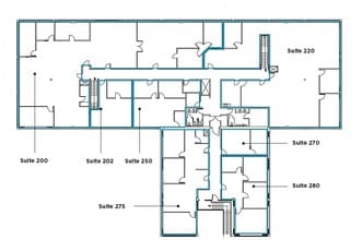 150-190 N Wiget Ln, Walnut Creek, CA à louer Plan d’étage– Image 1 sur 1