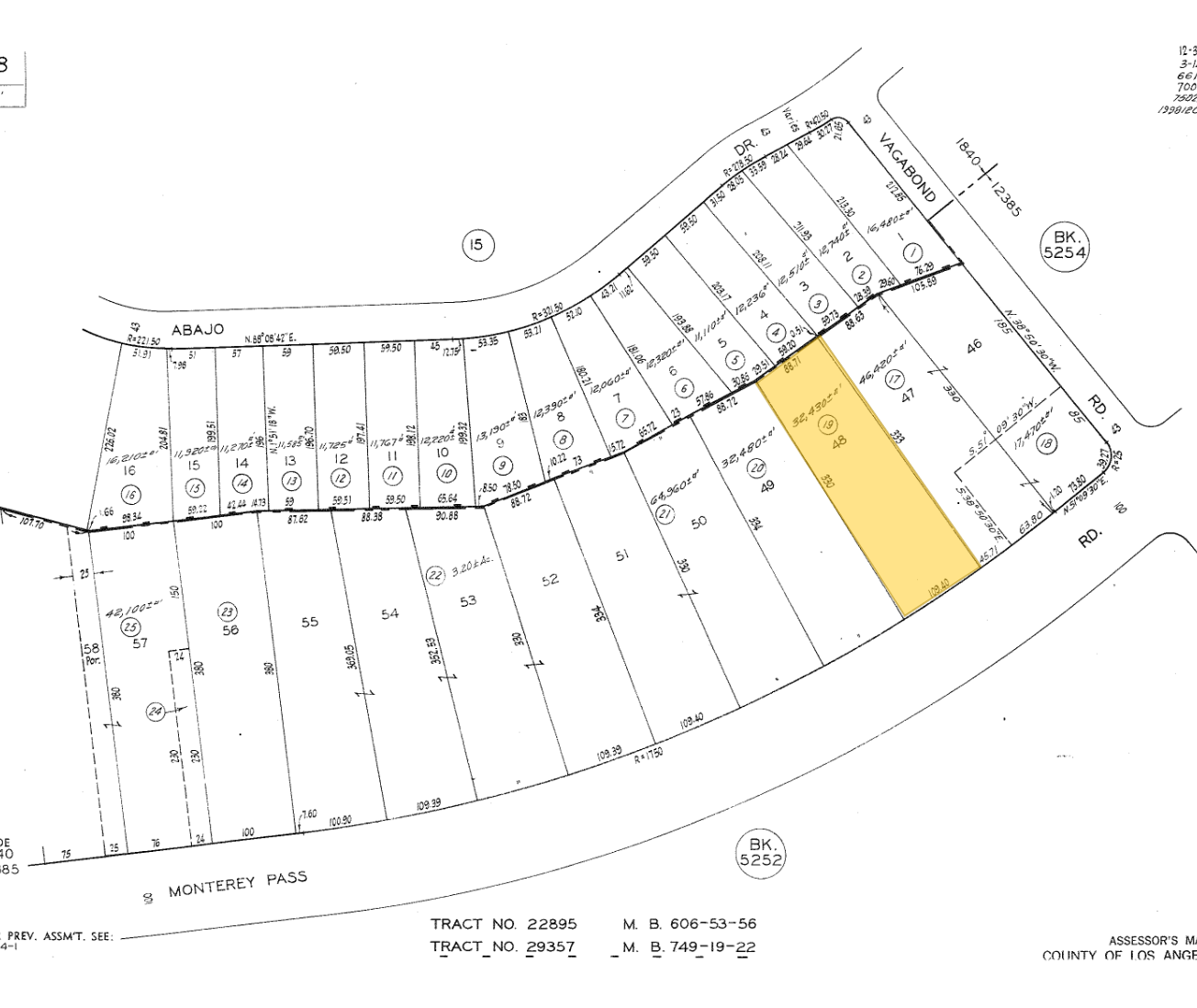 711 Monterey Pass Rd, Monterey Park, CA à vendre Plan cadastral– Image 1 sur 2