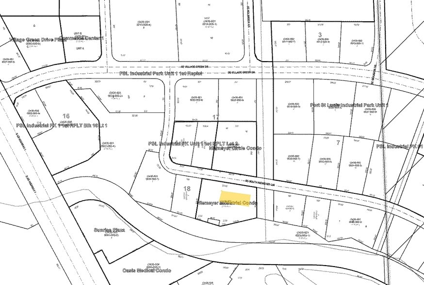 1556-1578 SE South Niemeyer Cir, Port Saint Lucie, FL à louer - Plan cadastral – Image 2 sur 21