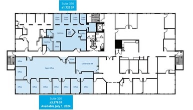 1855 Olympic Blvd, Walnut Creek, CA à louer Plan d’étage– Image 1 sur 1
