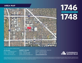 1746-1748 W Fillmore St, Phoenix, AZ - VUE AÉRIENNE  vue de carte