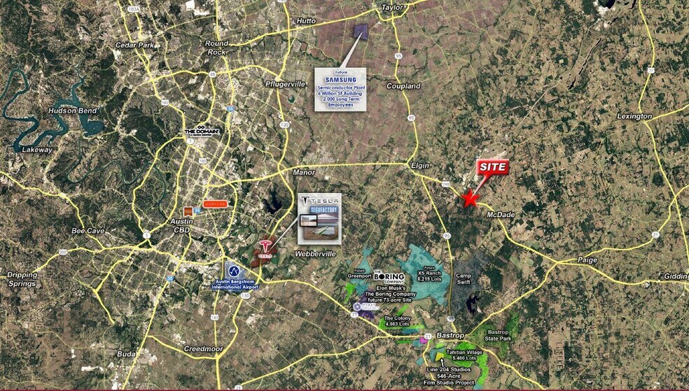 Highway 290, Elgin, TX à vendre - Aérien – Image 2 sur 4
