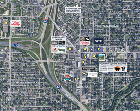 1224 Prospect St, Indianapolis, IN - VUE AÉRIENNE vue de carte