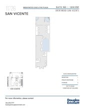 11726 San Vicente Blvd, Los Angeles, CA à louer Plan d’étage– Image 1 sur 1