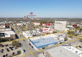 119 S Elm St, Denton, TX - Vue aérienne  vue de carte