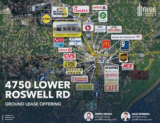Plus de détails pour 4750 Lower Roswell Rd, Marietta, GA - Terrain à louer