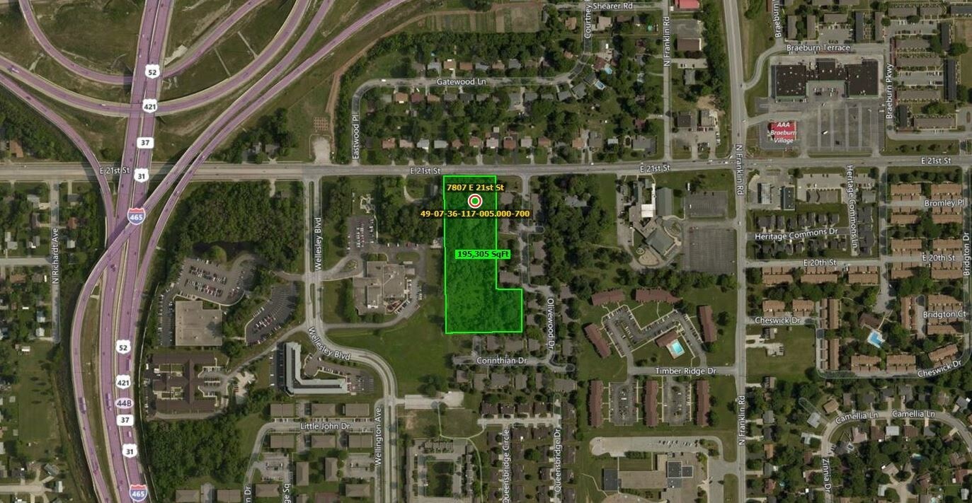 7807 E 21st St, Indianapolis, IN à vendre Aérien– Image 1 sur 4