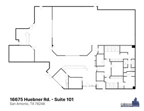 16675 Huebner Rd, San Antonio, TX à louer Plan d’étage– Image 2 sur 3