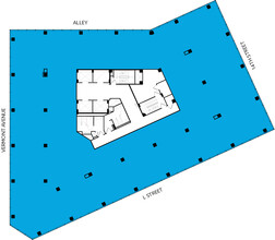 1101 Vermont Ave NW, Washington, DC à louer Plan d’étage– Image 1 sur 1