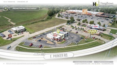 723 E Parker Rd, Jonesboro, AR - Vue aérienne vue de carte - Image1