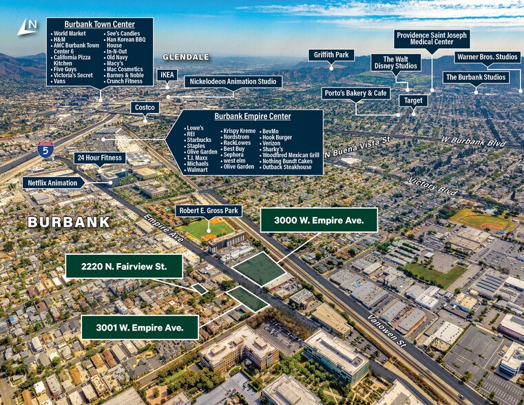 3000 W Empire Ave, Burbank, CA à vendre - Aérien – Image 2 sur 15