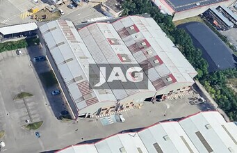 Vénissieux - Vue aérienne vue de carte