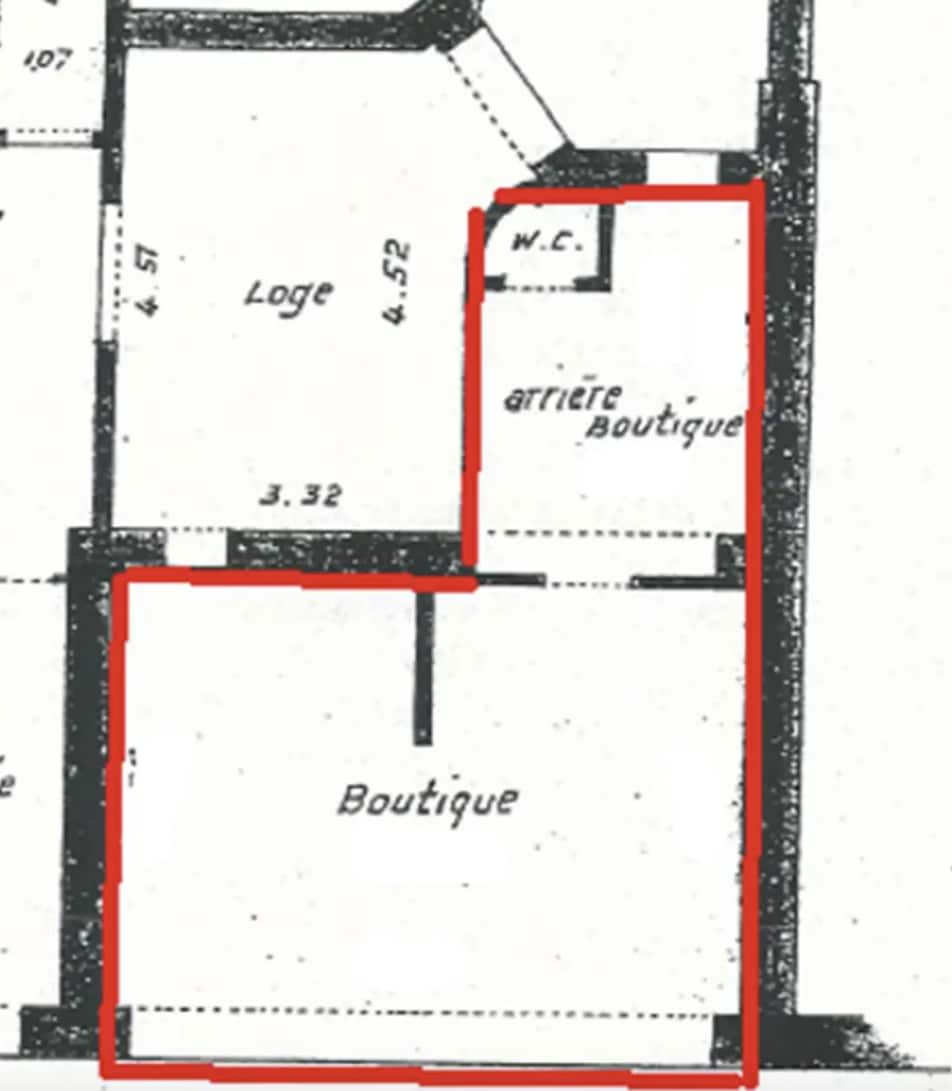 Local commercial dans Paris à louer Plan d’étage– Image 1 sur 1