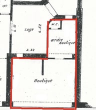 Local commercial dans Paris à louer Plan d’étage– Image 1 sur 1