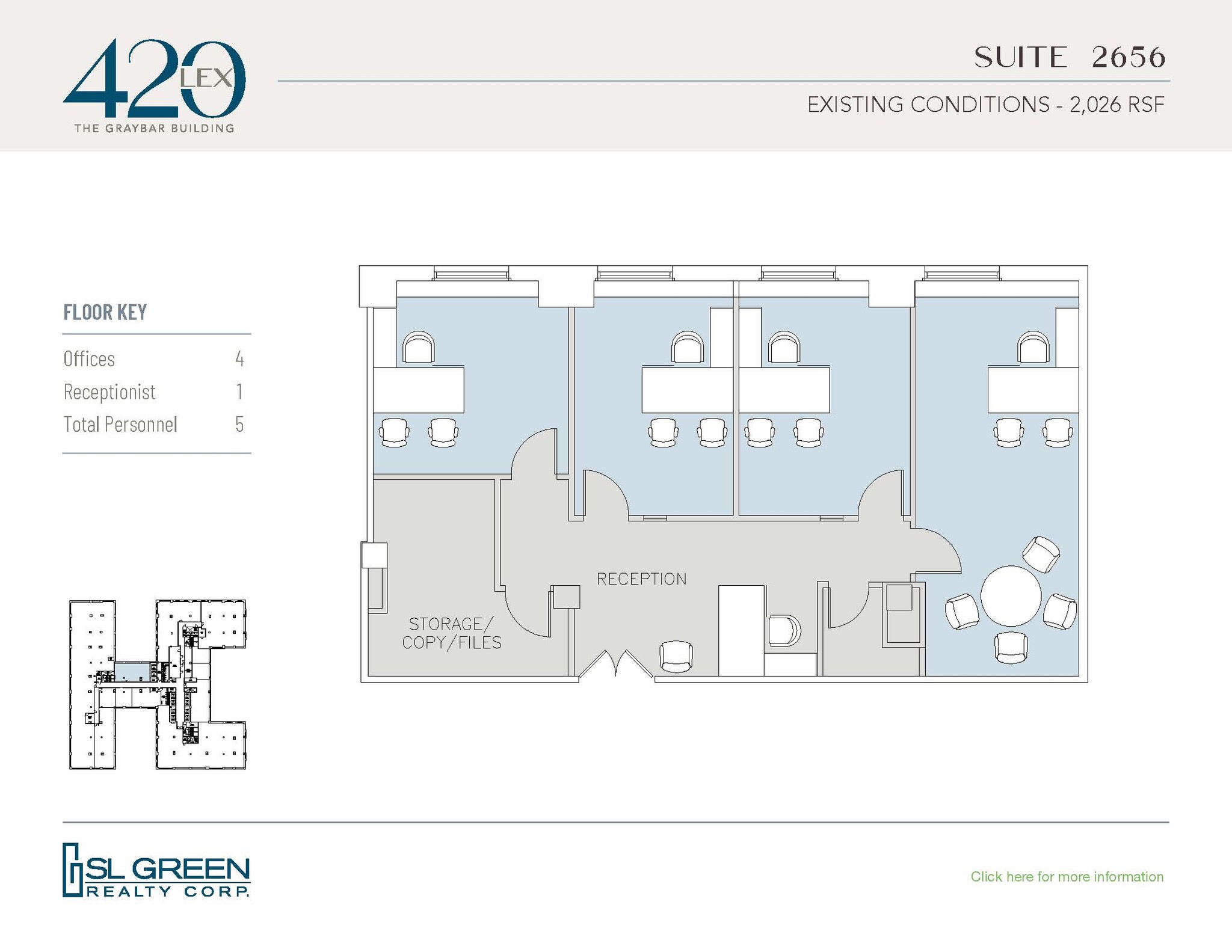 420 Lexington Ave, New York, NY à louer Plan d’étage– Image 1 sur 1