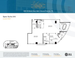 1901 N State Highway 360, Grand Prairie, TX à louer Plan d’étage– Image 1 sur 1