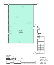 1205 York Rd, Lutherville, MD à louer Plan d’étage– Image 1 sur 1