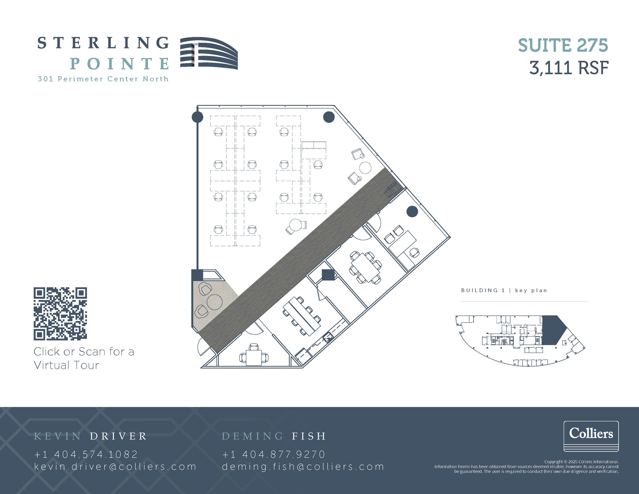 301 Perimeter Ctr N, Atlanta, GA à louer Plan d’étage– Image 1 sur 1