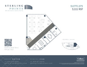 301 Perimeter Ctr N, Atlanta, GA à louer Plan d’étage– Image 1 sur 1