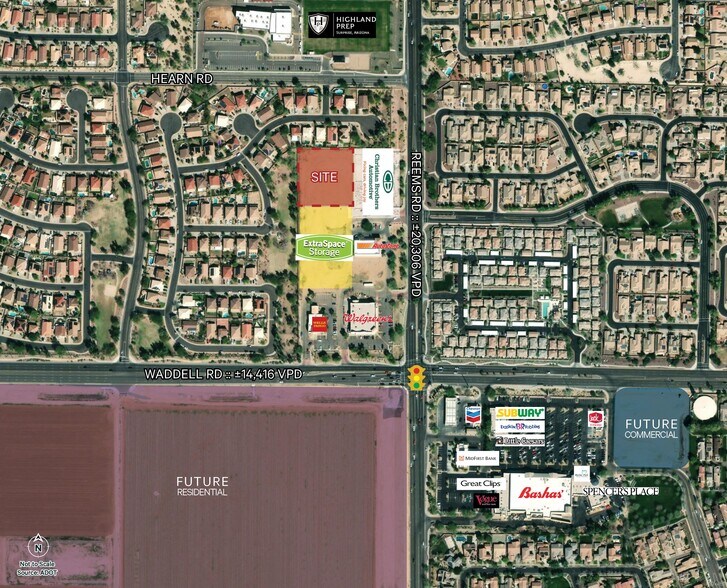 Waddell & Reems Rd, Surprise, AZ à vendre - Photo principale – Image 1 sur 2