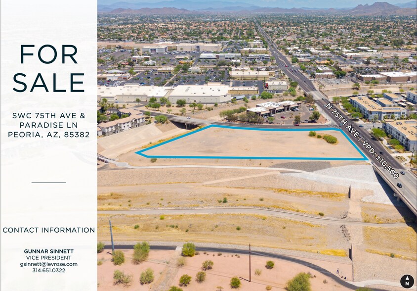SWC 75th & Paradise Ln, Peoria, AZ à vendre - Photo de l’immeuble – Image 1 sur 6
