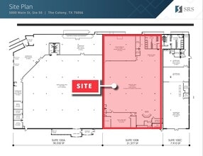 5000 Main St, The Colony, TX à louer Plan d’étage– Image 1 sur 1