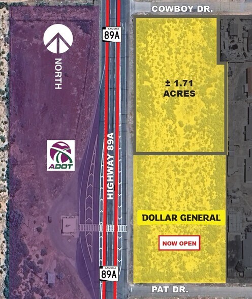 SEC Hwy 89A & Cowboy Dr, Fredonia, AZ à vendre - Aérien – Image 2 sur 2