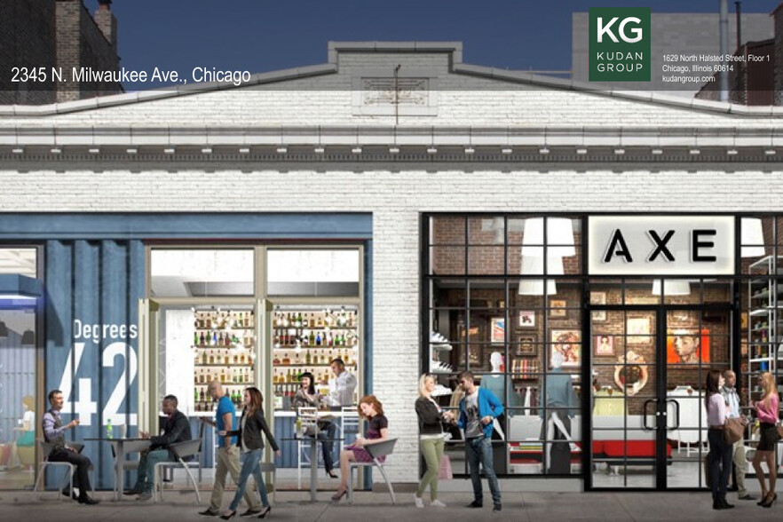 2345 N Milwaukee Ave, Chicago, IL à louer - Photo de l’immeuble – Image 1 sur 17