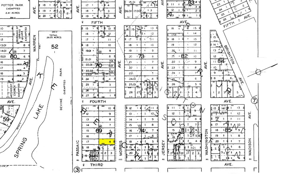 309 Morris Ave, Spring Lake, NJ à vendre - Plan cadastral – Image 2 sur 29