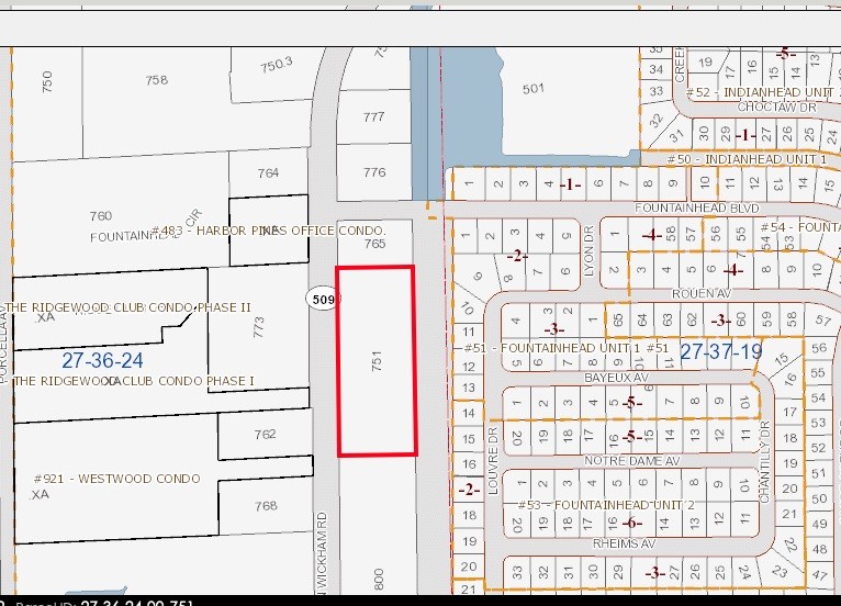 551 N Wickham Rd, Melbourne, FL à louer - Plan cadastral – Image 3 sur 10