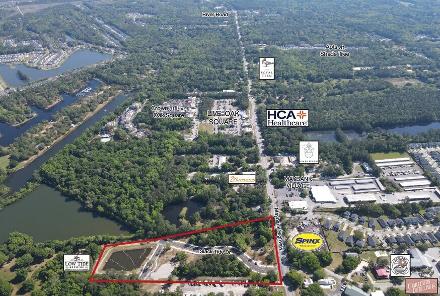 000 Maybank Hwy, Johns Island, SC à louer - Aérien – Image 2 sur 11