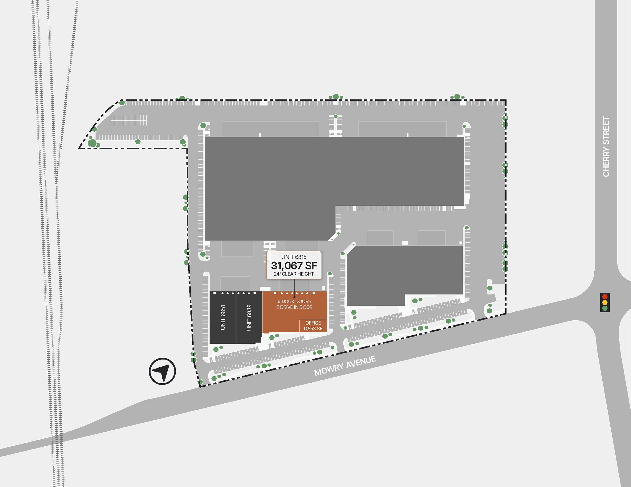 6815 Mowry Ave, Newark, CA à louer Plan de site– Image 1 sur 8