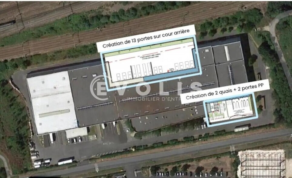 205 Rue De La Motte, Lieusaint à louer - Aérien – Image 2 sur 6