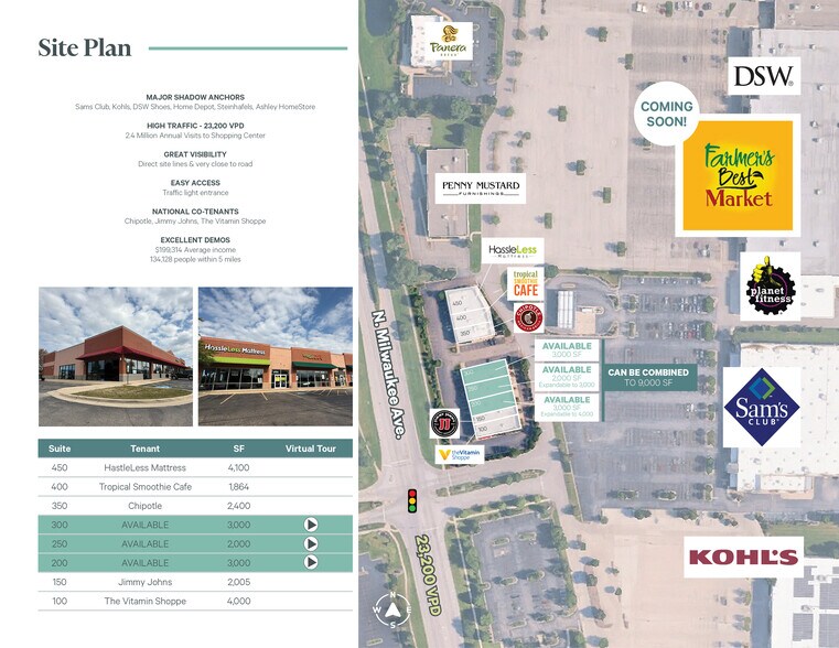 325 N Milwaukee Ave, Vernon Hills, IL à louer - Photo de l’immeuble – Image 2 sur 5