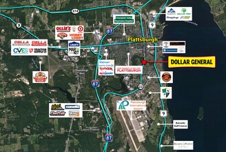 4989 S Catherine St, Plattsburgh, NY - Vue aérienne  vue de carte