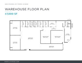 4636 E McDowell Rd, Phoenix, AZ à louer Plan de site– Image 1 sur 1