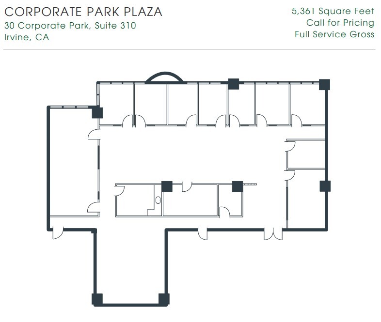 30 Corporate Park, Irvine, CA à louer Plan d’étage– Image 1 sur 1