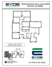 2378 Woodlake Dr, Okemos, MI à louer Plan d’étage– Image 1 sur 1