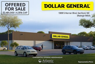 Plus de détails pour 1309 Horner blvd, Sanford, NC - Local commercial à vendre