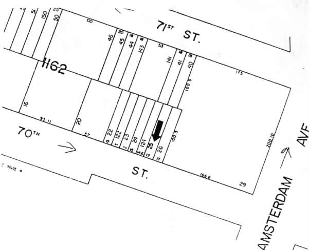 213 W 70th St, New York, NY à louer - Plan cadastral – Image 2 sur 6