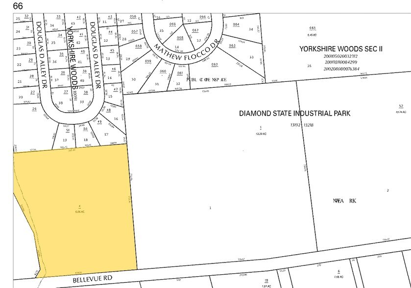 200 Bellevue Rd, Newark, DE à louer - Plan cadastral – Image 3 sur 5