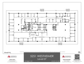 5251 Westheimer Rd, Houston, TX à louer Plan de site– Image 2 sur 2