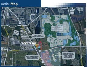 7833 Narcoossee Rd, Orlando, FL - VUE AÉRIENNE vue de carte