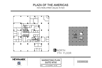 700 N Pearl St, Dallas, TX à louer Plan d’étage– Image 1 sur 1