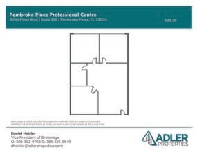 9050 Pines Blvd, Pembroke Pines, FL à louer Plan d’étage– Image 1 sur 8
