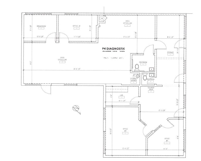 6101 S Rural Rd, Tempe, AZ à louer Plan d’étage– Image 1 sur 1