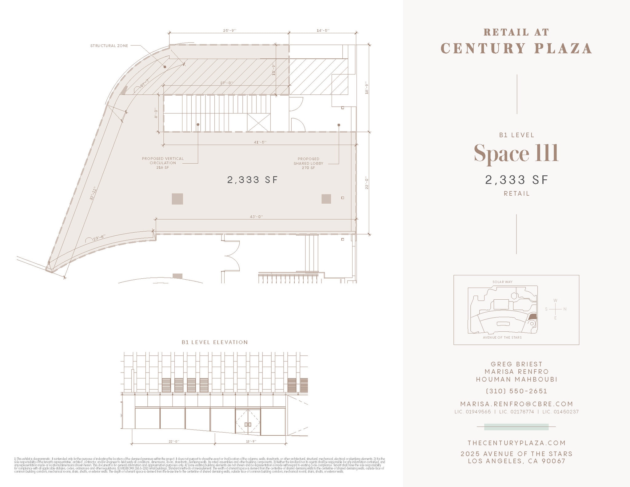 10200 Constellation Blvd, Los Angeles, CA à louer Plan d’étage– Image 1 sur 1